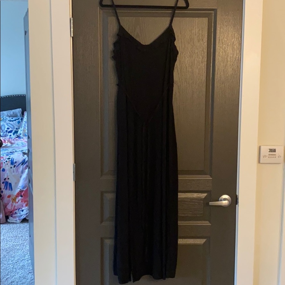 ASOS Curve Black Maxi Dress Size 16